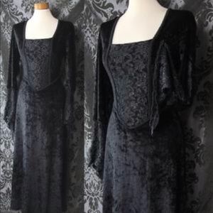 Velvet Goth Dress
